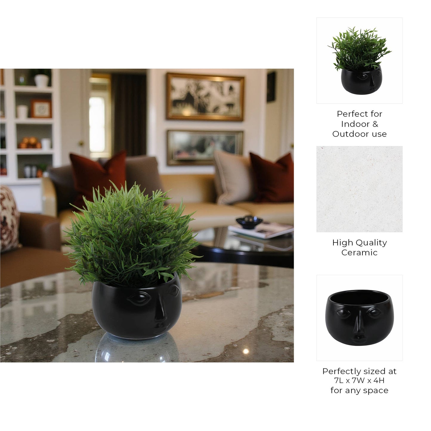 Round Face Planter