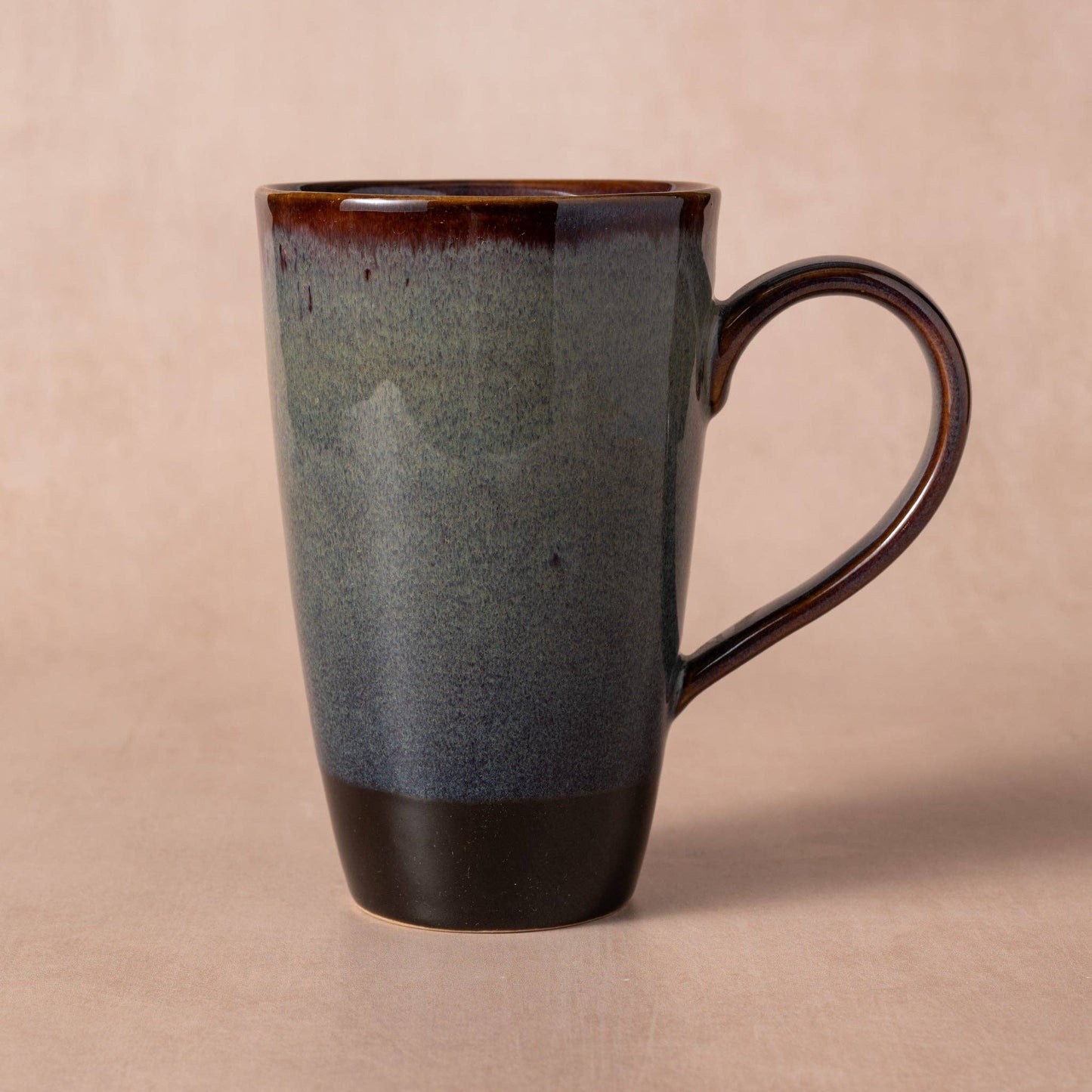 Tall Drip Glaze Mug
