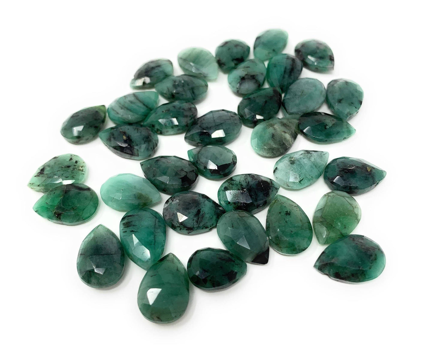 Emerald Teardrop 16" Necklace