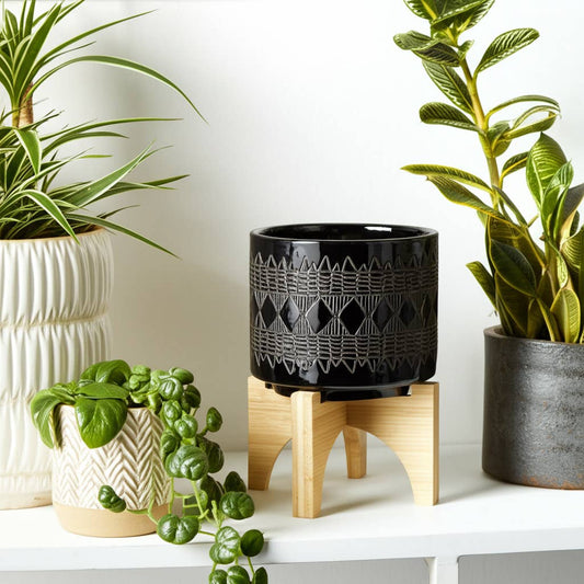 Ceramic Aztec Planter