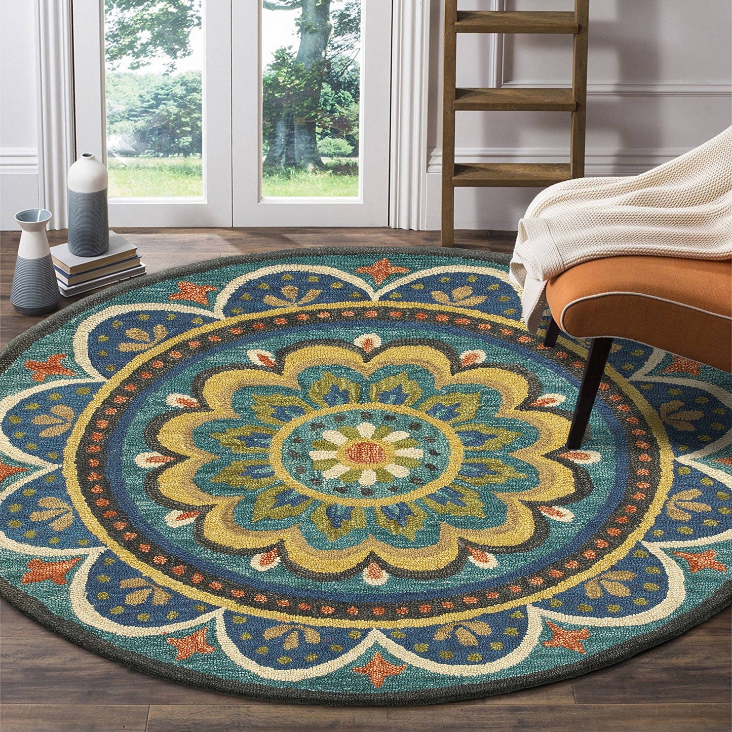 Daniela Hand-Tufted Wool 4' Round Rug