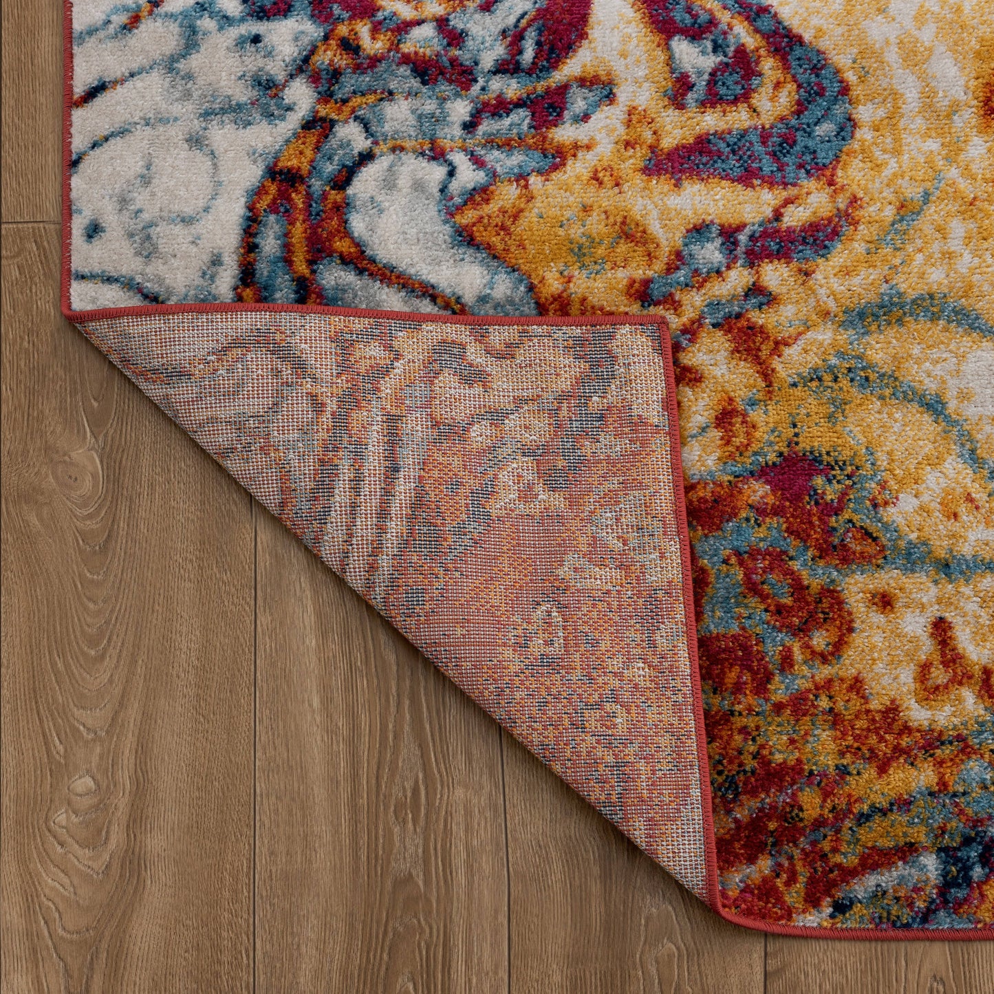 Kimberly Abstract Round Rug 4' 4"