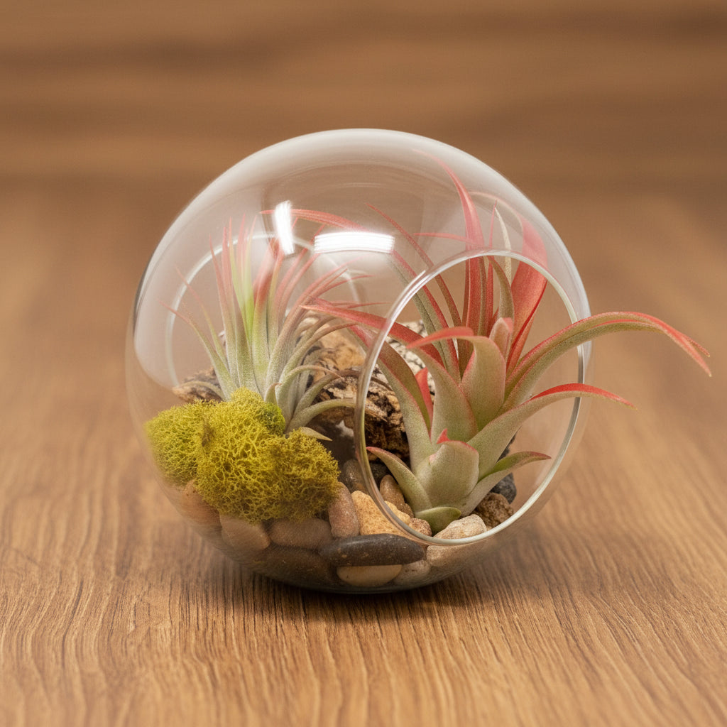 Open-End Glass Air Plant Terrarium