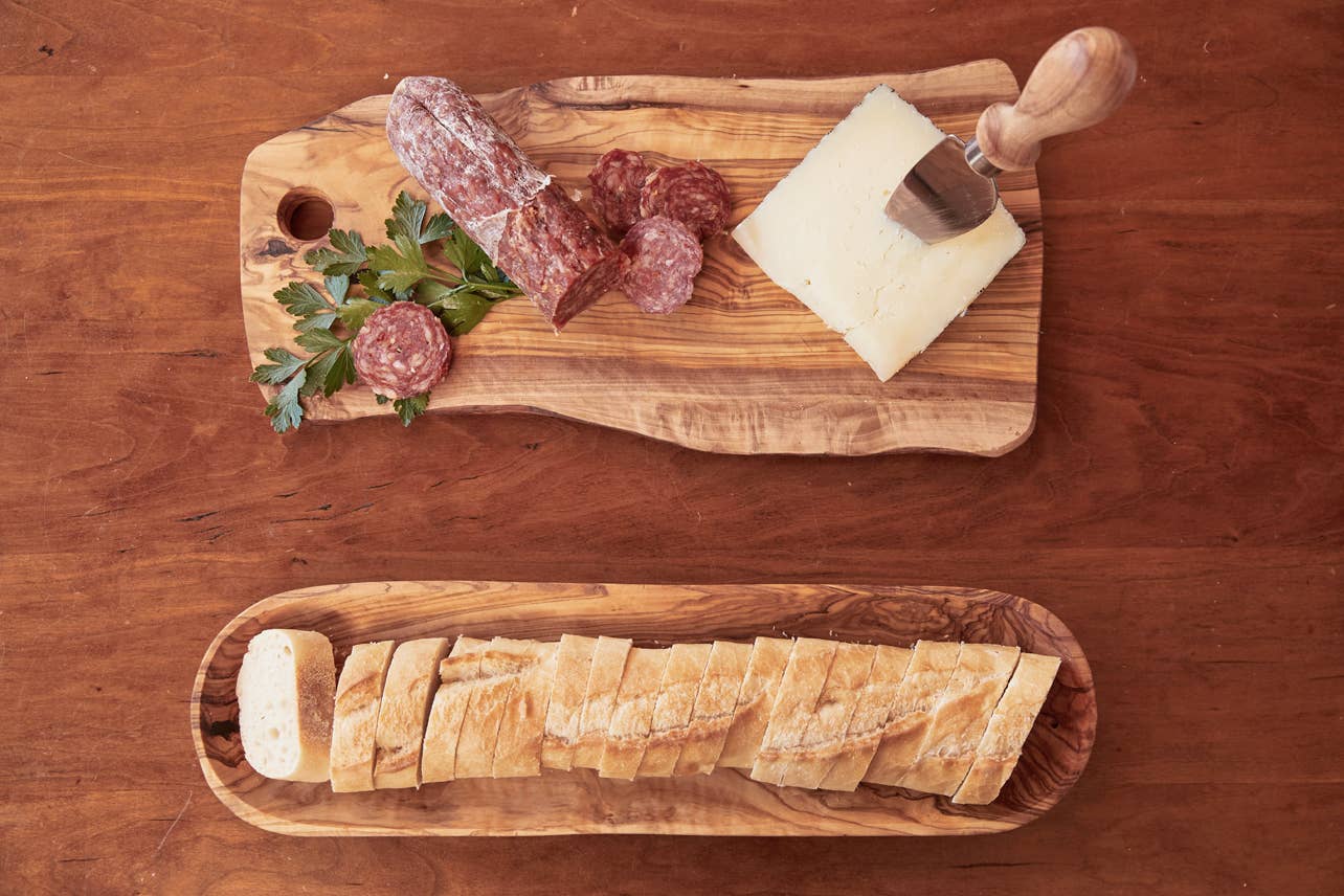 Italian Olivewood Charcuterie Board