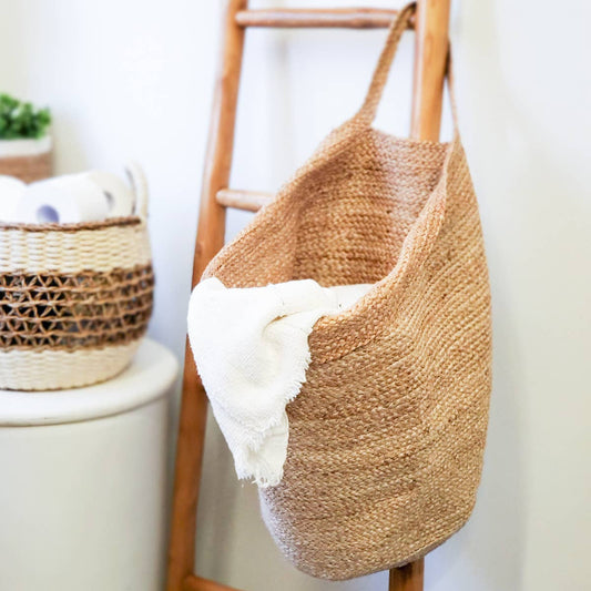 Handwoven Wall Storage Basket