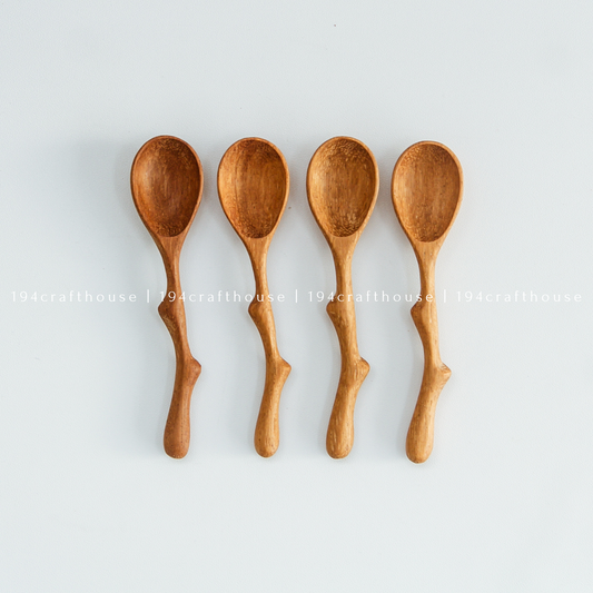 Twig Handle Wooden Spice Spoon