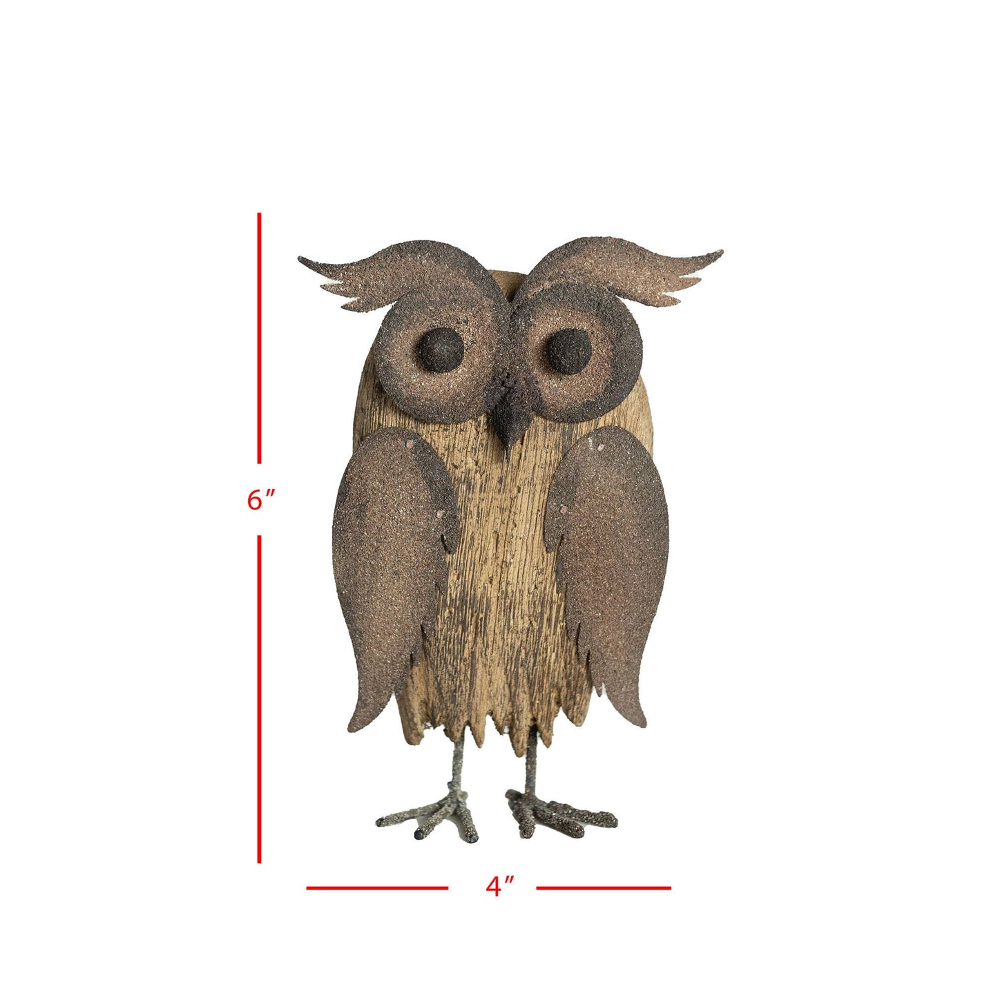 Rustic Barn Owl Figure