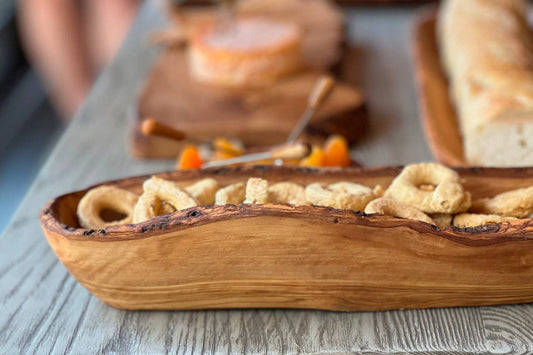 Live Edge Olivewood Boat