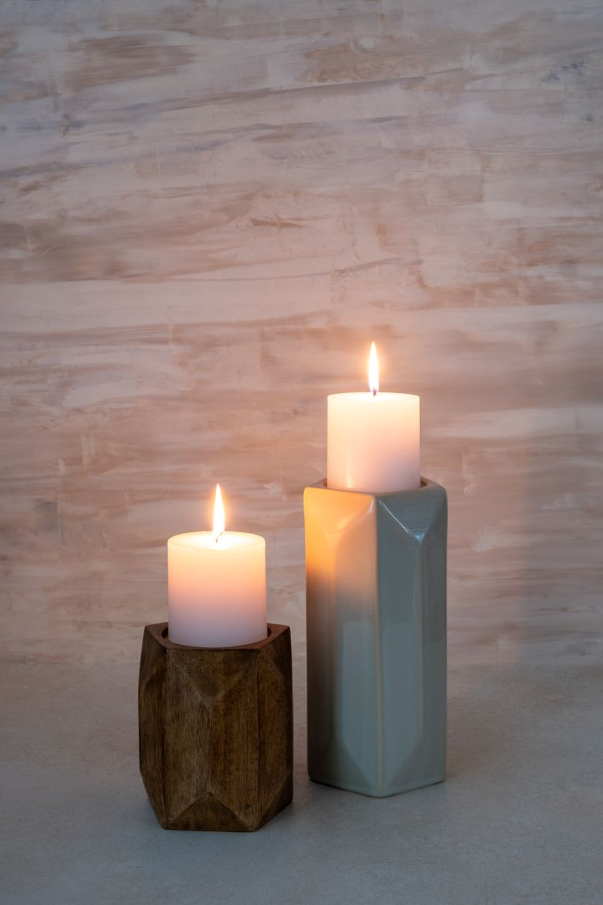 Ceramic Pillar Candle Holder