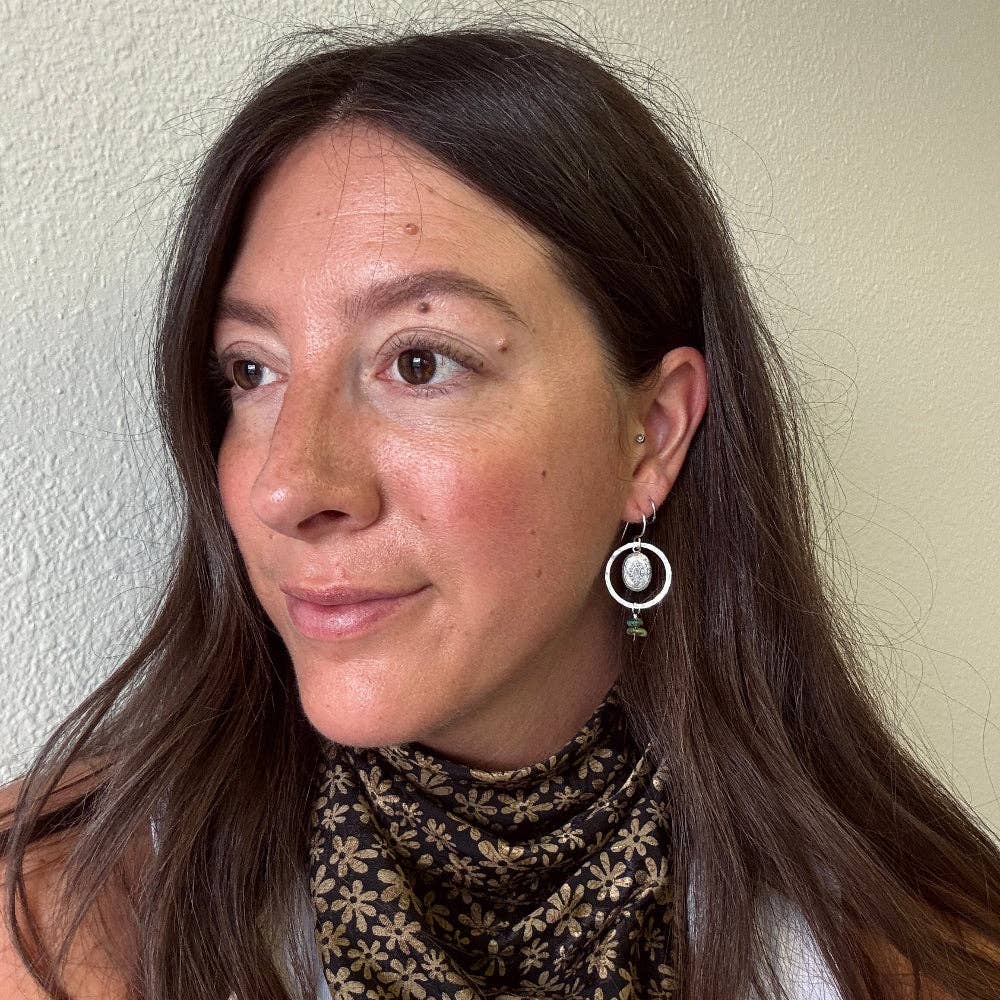 Silver Capsule Earrings