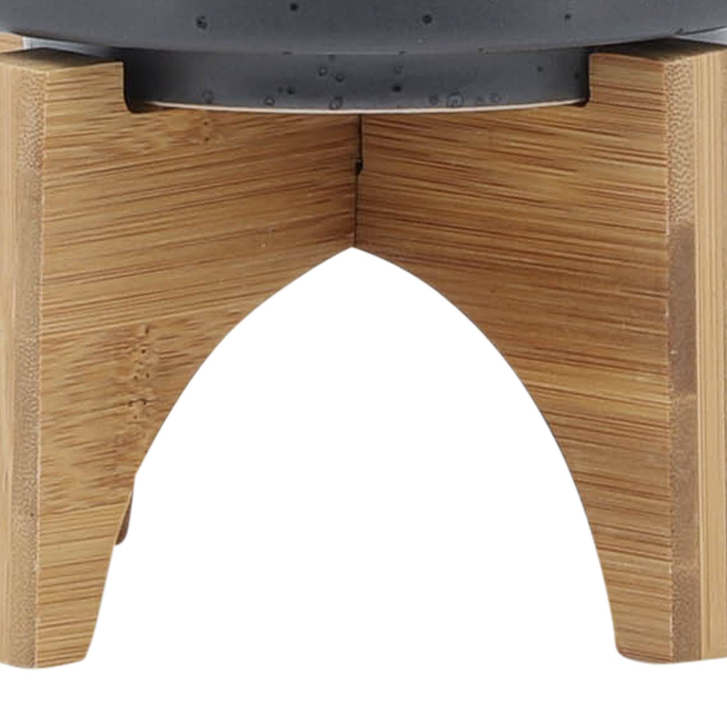 Matte Grey Ceramic Plant Stand
