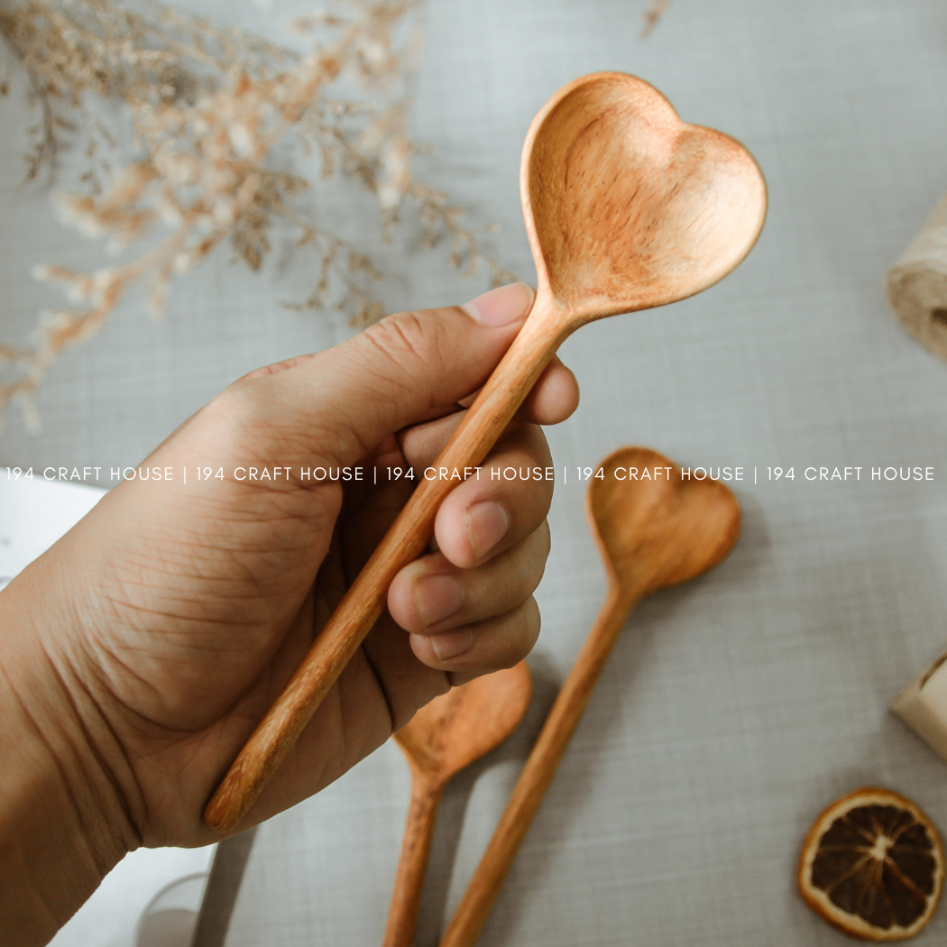 Wooden Heart Spoon