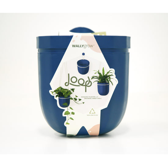Loop Hanging Planter in Indigo