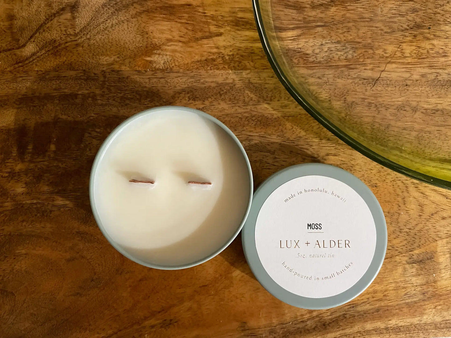 Lux+Alder Tin Candle
