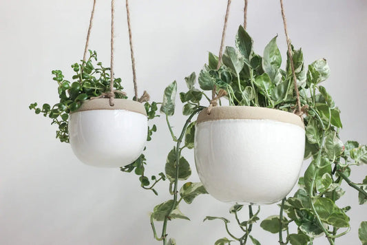 Boho Ceramic Hanging Pot