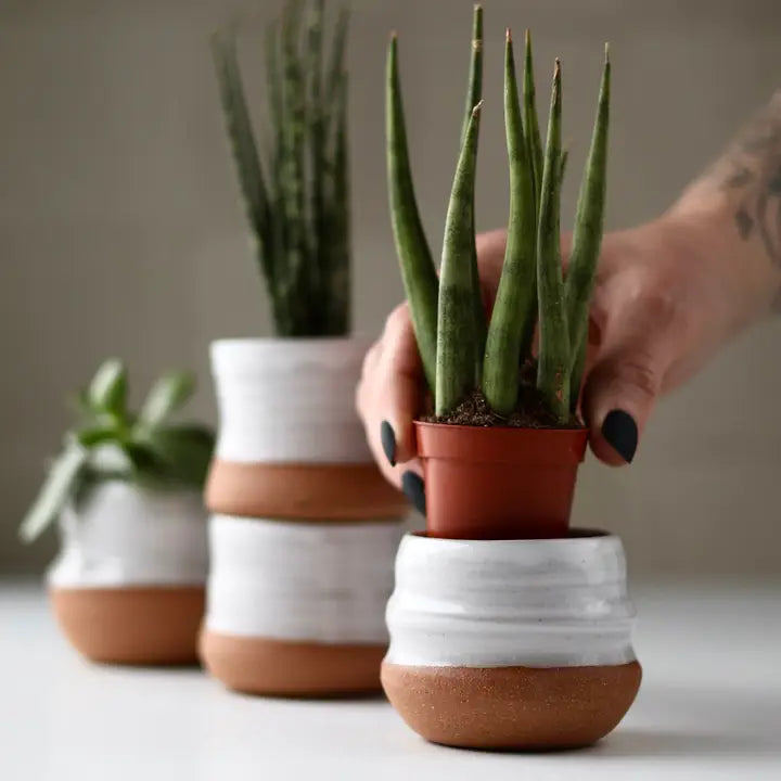 Handmade Pottery Mini Pots