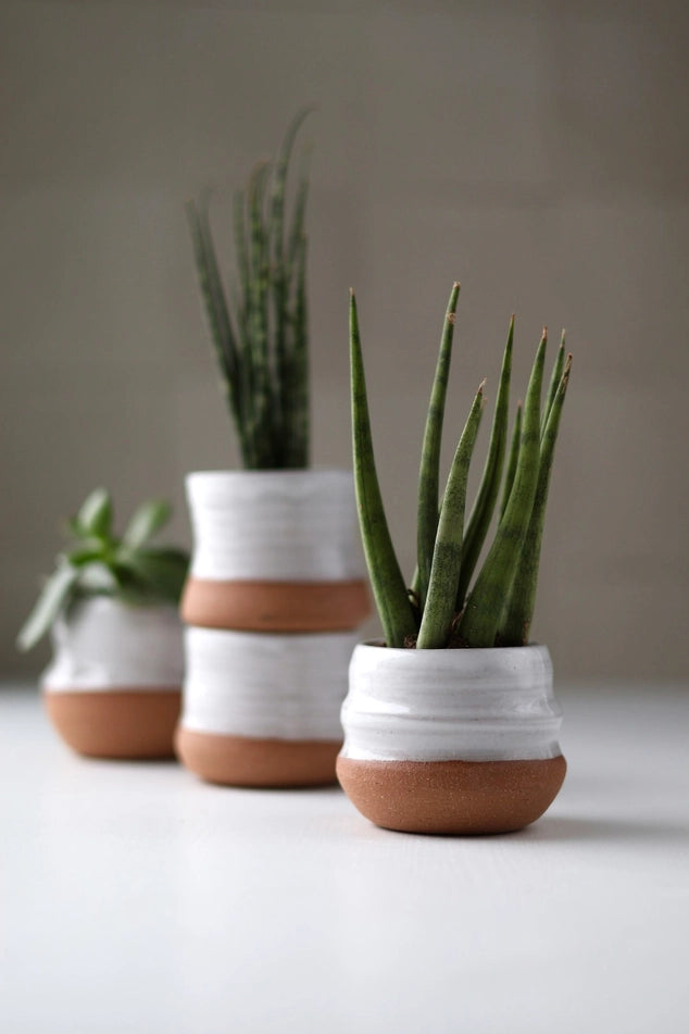 Handmade Pottery Mini Pots