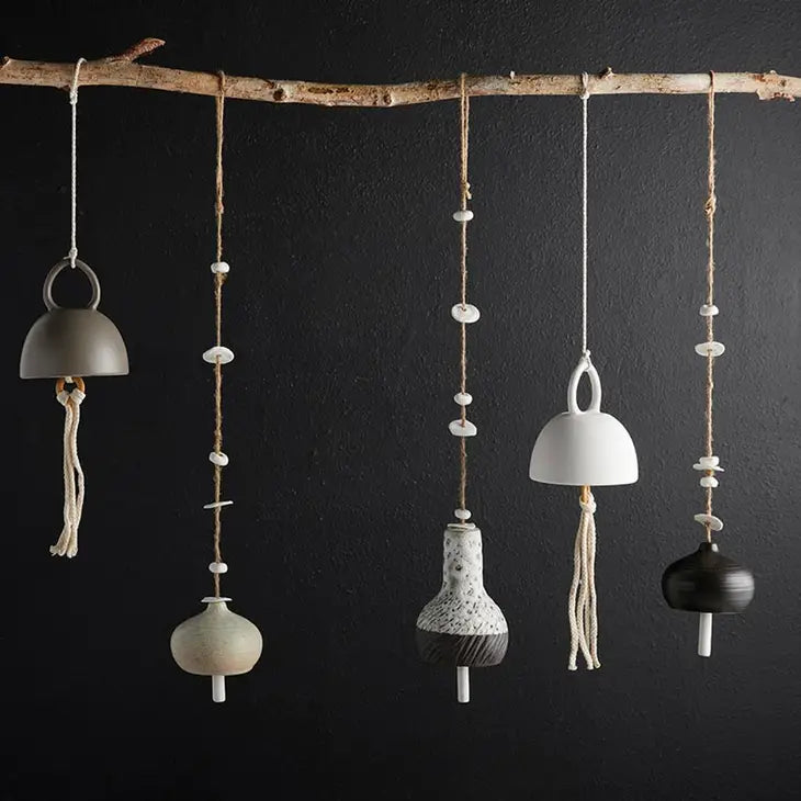 Black Ceramic Windchime