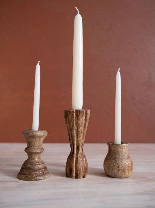 Dual Taper Candle Stand Set