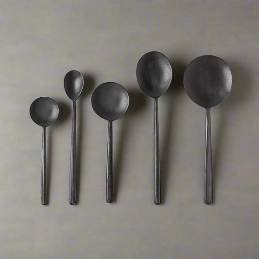 Noir Ebonized Wood Spoons