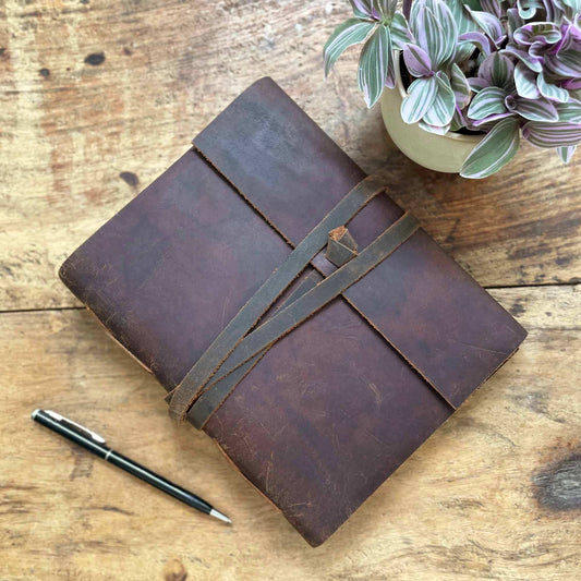 Brown Buffalo Leather Journal