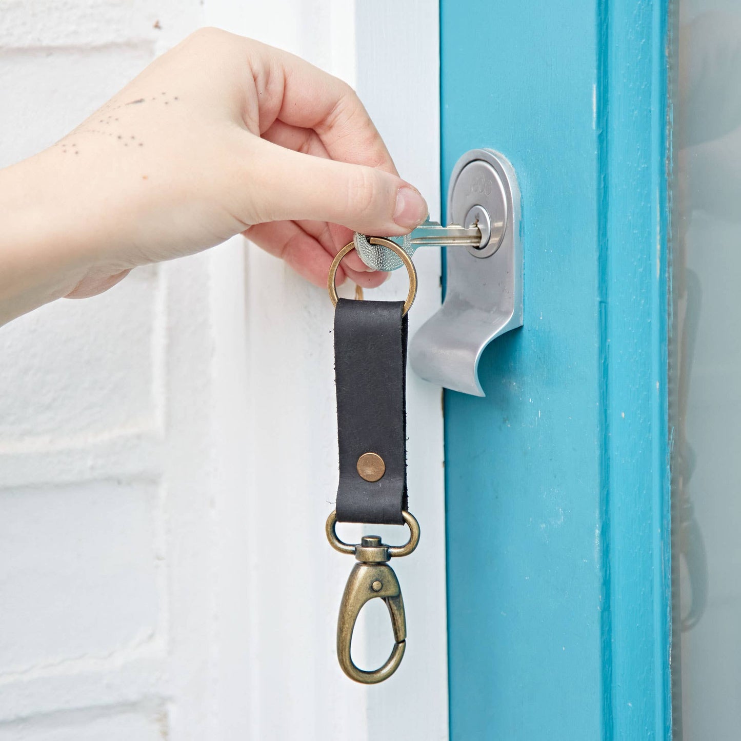 Buffalo Leather Keyring