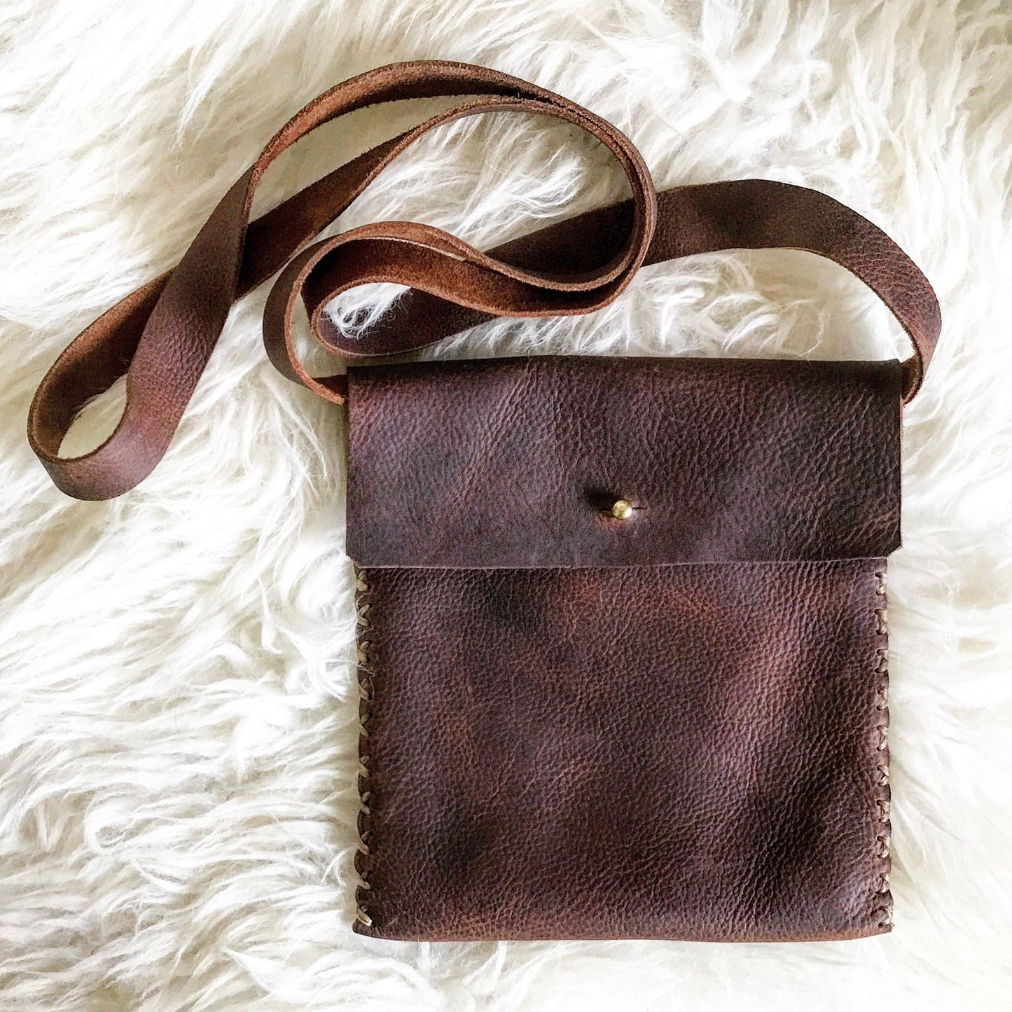 Saddle Leather Mini Crossbody