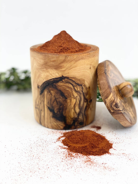 Olive Wood Spice Jars