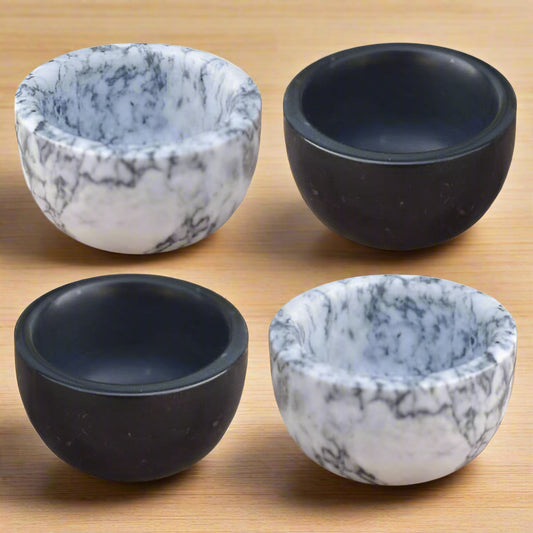 Marble Spice Bowl Set