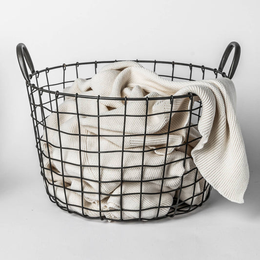 Round Iron Basket