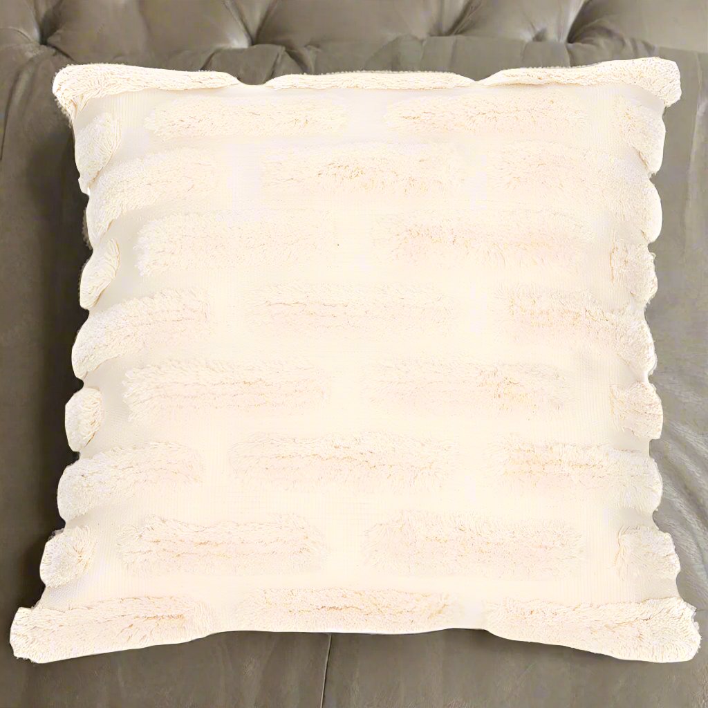 Tufted Ivory Pillow