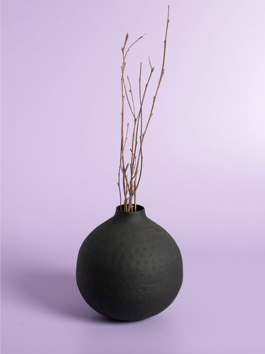 Textured Vase - Round