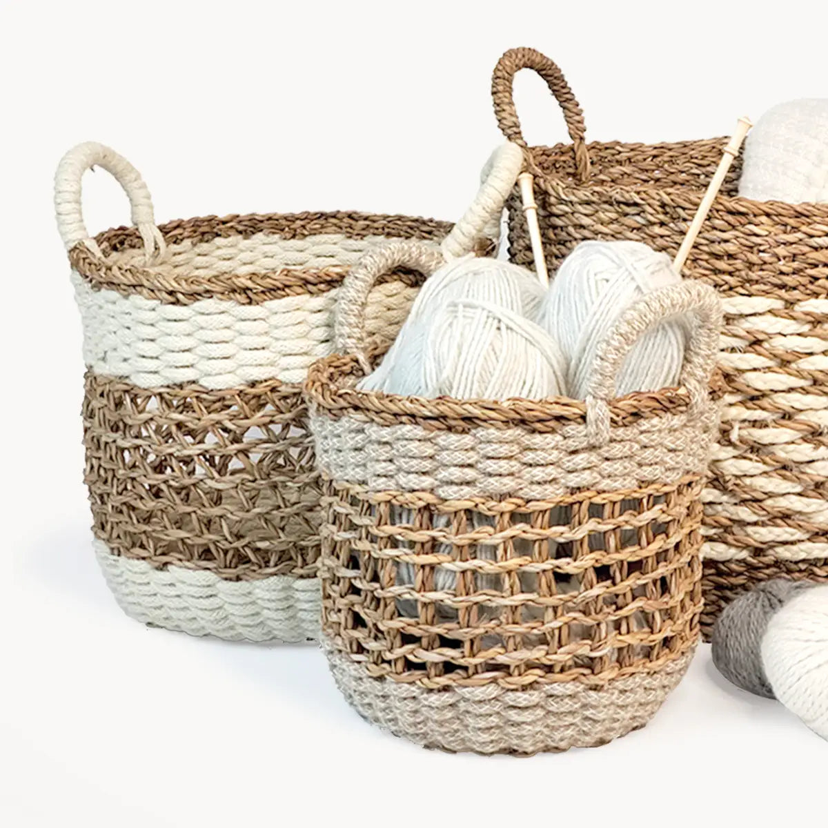 Wicker Handwoven Storage Basket