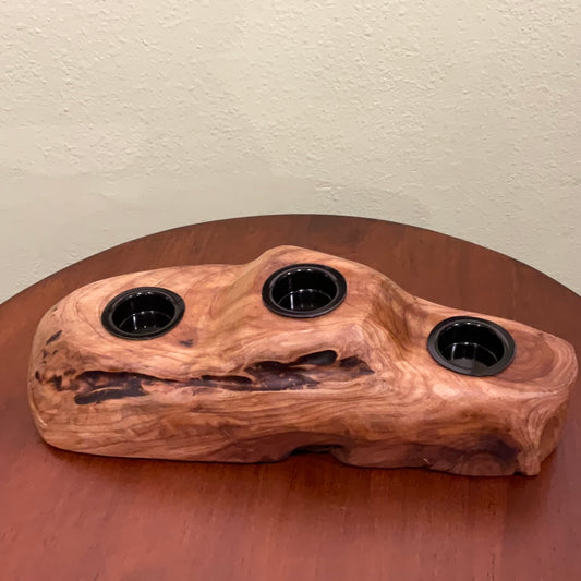 Wooden Candle Holder