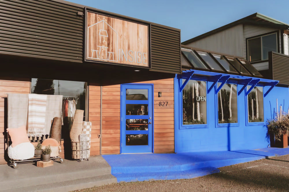 The INSIDE storefront on East First Street